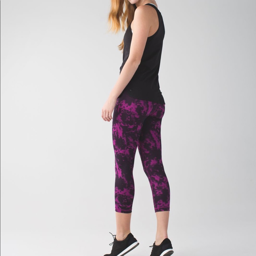 Breezy plum wunder under lululemon crops